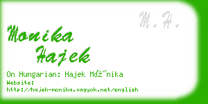 monika hajek business card